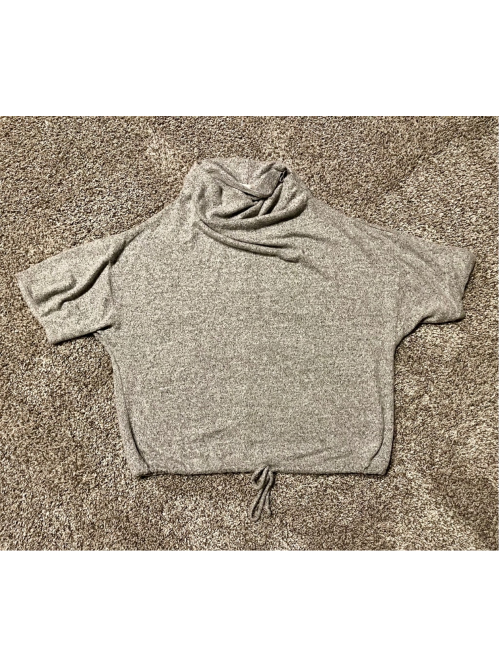 Ginger G Women's Tie-Front Cowl Neck Sweater, Size Small, EUC